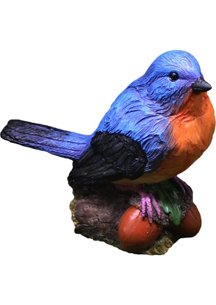 Minyatür Kuş Figürleri Simülasyon Koleksiyonu Dekoratif Aksesuarlar Mavi (Yurt Dışından) modelleri
