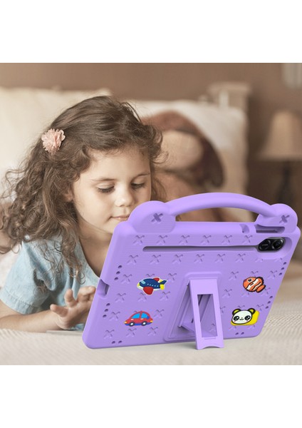 Onur Pad X9/pad X8 Pro Eva Kılıf Kickstand Anti-Damla Çocuklar Tablet Kapak-Mor Için (Yurt Dışından)