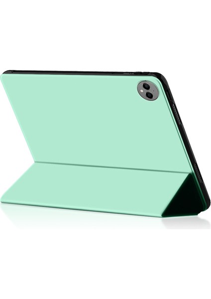 Huawei Matepad Pro 13.2 Kılıf Pu Deri Üç Katlı Stand Tablet Kapağı-Yeşil (Yurt Dışından)