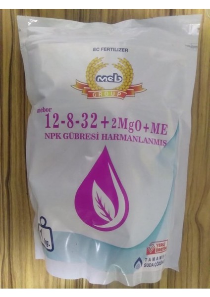 12 8 32 Harmanlanmış Npk Gübresi 1 kg