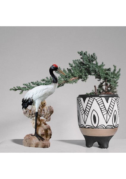 Heykel Vinç Şık Hediye Balkon Reçine Işları Için (Yurt Dışından) fırsatları