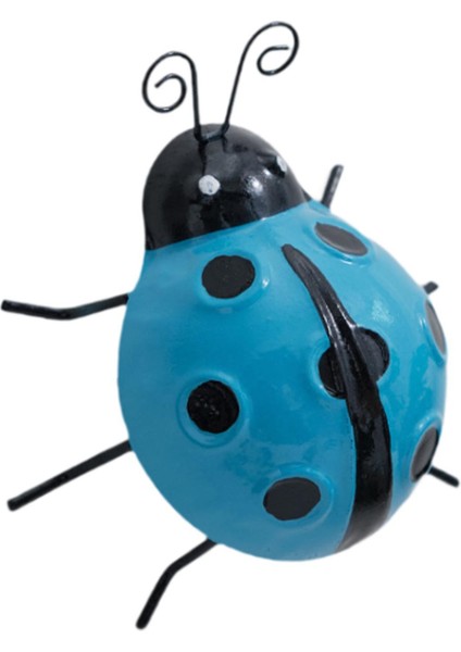 Ladybug Asma Ladybug Duvar Dekorasyonları Teras Oturma Odası Arka Bahçe Mavi (Yurt Dışından)
