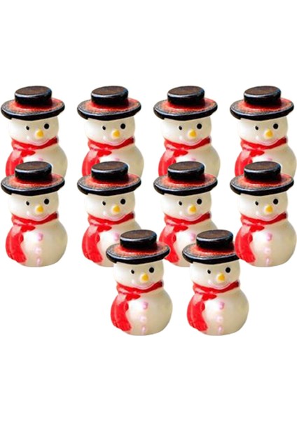 10 Reçine Minyatür Figürleri Noel El Sanatları Dekorasyon 10 (Yurt Dışından)
