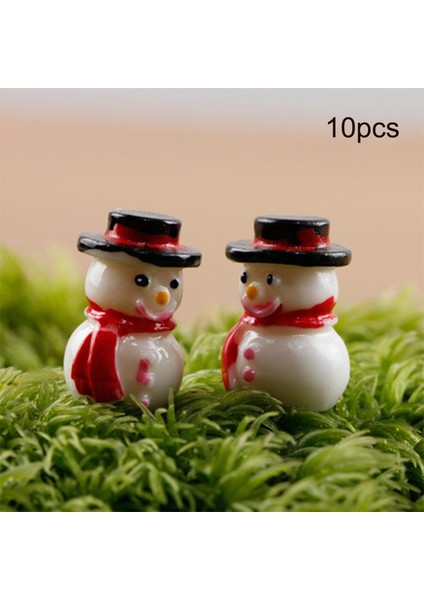 10 Reçine Minyatür Figürleri Noel El Sanatları Dekorasyon 10 (Yurt Dışından) modelleri