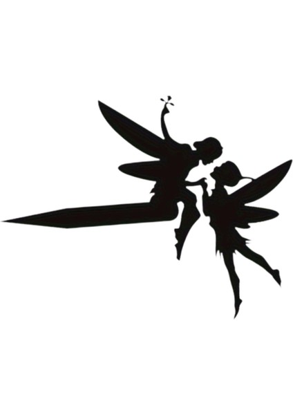 Heykeli Figür Balkon Ağaç Peri Silüeti Kazığı (Yurt Dışından) fırsatları