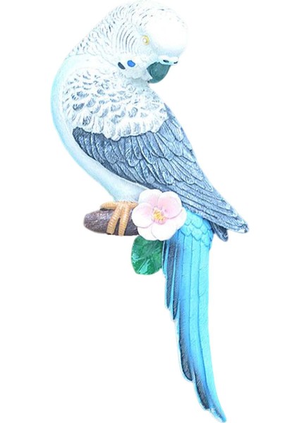 Minyatür Ağaç Asılı Dekorasyon Heykeli Ağaç Mavi (Yurt Dışından)