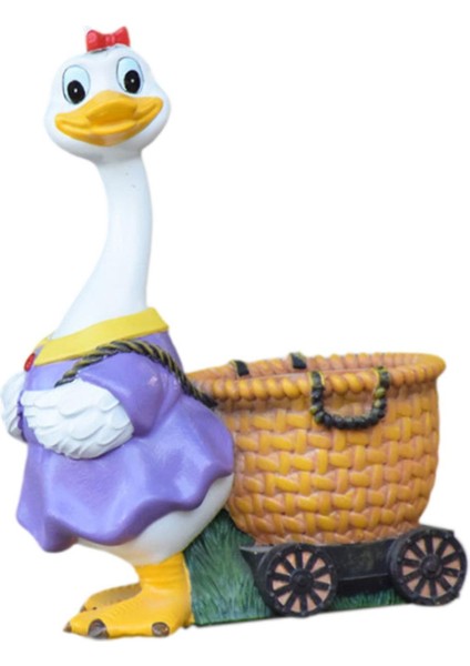 Ördek Heykeli Balkon Ev Için Dekoratif Heykeli (Yurt Dışından) fırsatları