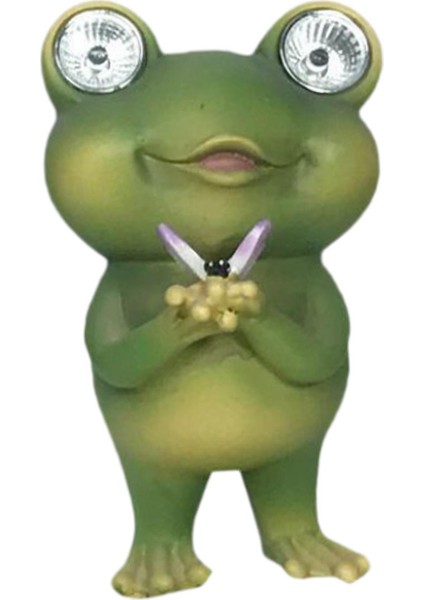 Kurbağa Peyzaj Inlatması Veranda Için Kurbağa Güneş Enerjili Işık (Yurt Dışından)