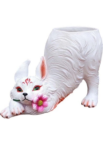 Heykel I Açı Süsü Patio Çim Için Çiçek Sepeti (Yurt Dışından) modelleri