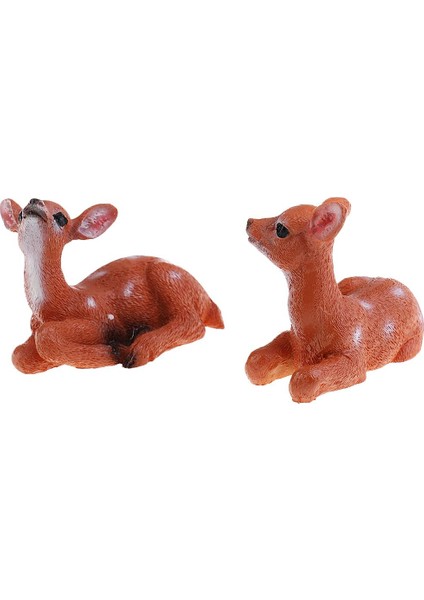 Heykeli Reçine Geyikler Heykelcik Heykelleri Açı Sahnesi (Yurt Dışından)