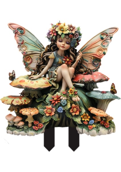 Peri Figürleri Kazık Açık Kazığı Aksesuar Dekor Mini Figür (Yurt Dışından)