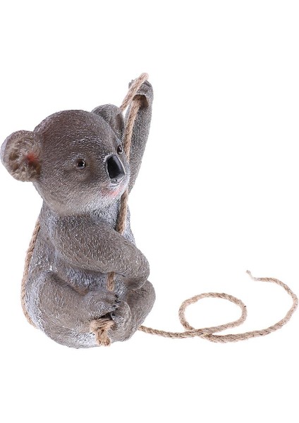 Reçine Koala Figür Ip Heykeller Çim Süsleri (Yurt Dışından)