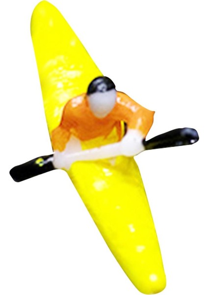 Kayak Heykelcik Süs Tank Dekorasyonu Göış Tank Sarı (Yurt Dışından)