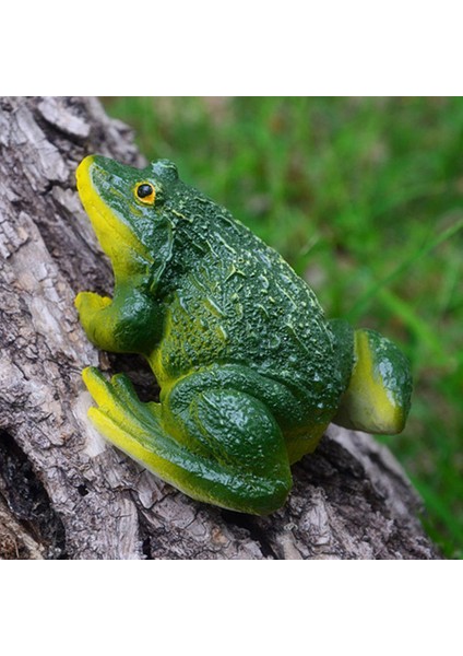 Mini Kurbağa Heykeli Heykel Çim Süsü Ev Dekoru Dıy Aksesuarı (Yurt Dışından) fiyatları