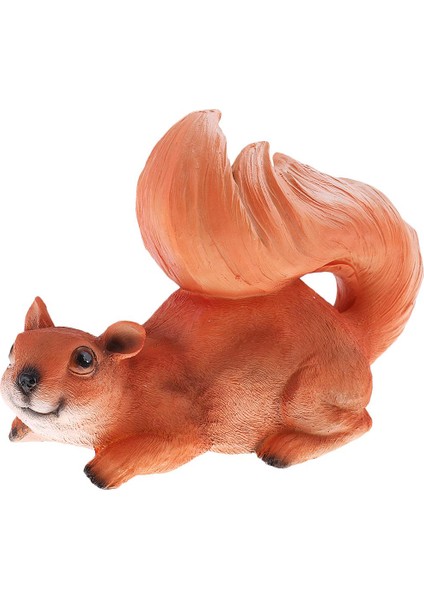 El Yapımı Canlı Sincap Heykeli Fotoğraf Aksesuarları Ağaç Süsü (Yurt Dışından)