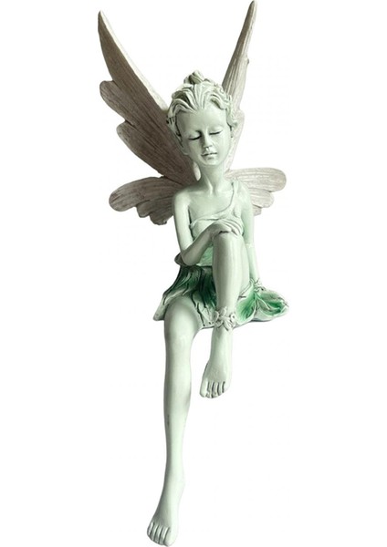 Peri Heykeli Oturan Peri Heykelcik Reçine Heykel I Açı Dekorasyonları (Yurt Dışından)