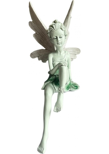 Peri Heykeli Oturan Peri Heykelcik Reçine Heykel I Açı Dekorasyonları (Yurt Dışından) fırsatları