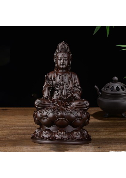 Meditasyon Guan Yin Heykeli Buda Heykeli Çay Evi Dekorasyonu Için (Yurt Dışından) modelleri