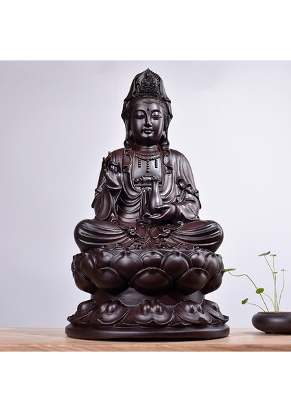 Meditasyon Guan Yin Heykeli Buda Heykeli Çay Evi Dekorasyonu Için (Yurt Dışından) fırsatları