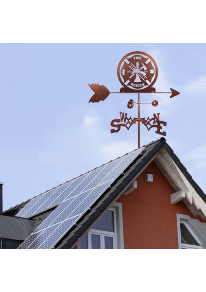 Gülü Yönü Kazık Ölçüm Aletleri Siluetler Çatı Aksesuarı Kırmızı (Yurt Dışından) modelleri