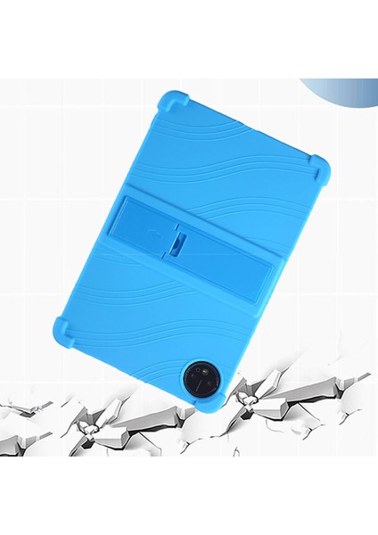Huawei Matepad Pro 11(2022)YUMUŞAK Silikon Tablet Kılıfı Pc Kickstand Çarpışmaya Dayanıklı Tablet Kapağı-Gök Mavisi (Yurt Dışından)