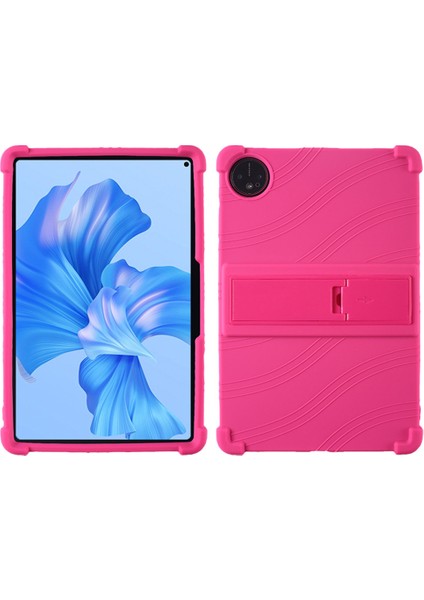 Huawei Matepad Pro 11(2022)YUMUŞAK Silikon Tablet Kılıfı Pc Kickstand Çarpışmaya Dayanıklı Tablet Kapağı-Gül (Yurt Dışından)