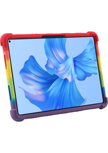 Huawei Matepad Pro 11(2022)YUMUŞAK Silikon Tablet Kılıfı Pc Kickstand Çarpışmaya Dayanıklı Tablet Kapağı-Gül (Yurt Dışından)