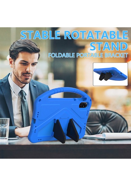 Honor Pad X9/pad X8 Pro Kılıf Eva Tablet Kılıfı, Saplı Kickstand-Mavi (Yurt Dışından)