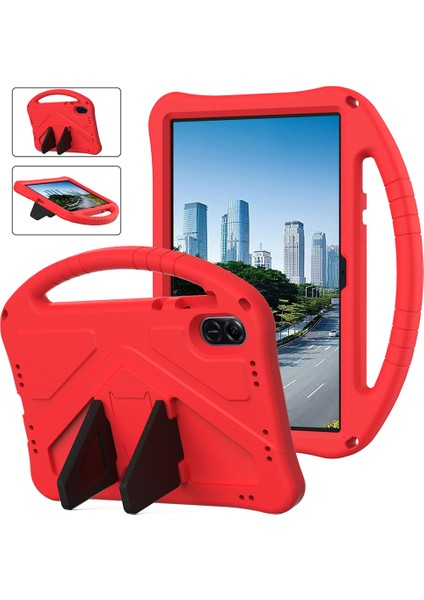 Honor Pad X9/pad X8 Pro Kılıf Eva Saplı Tablet Kılıfı Kickstand-Kırmızı (Yurt Dışından)