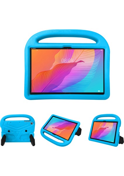 Serçe Tarzı Eva Tablet Koruyucu Kılıf Kapak Kickstand ile Huawei Enjoy Tablet 2 10.1/T10 9.7/T10S 10.1-Blue (Yurt Dışından)