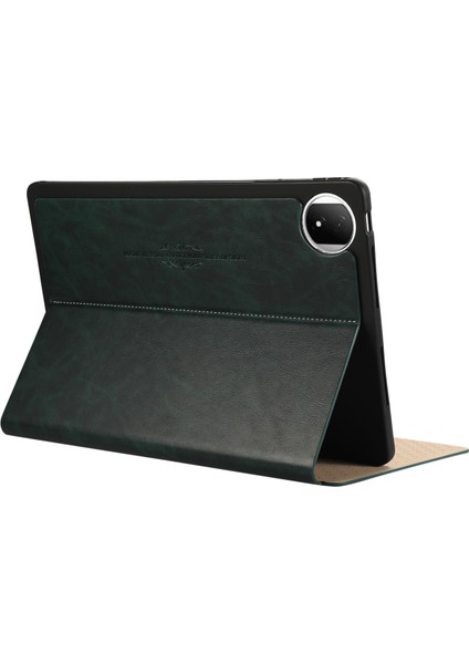 Honor Magicpad 2 12.3 Standlı Kılıf Anti-Scratch Pu Deri Tablet Koruyucu Kapak-Yeşil (Yurt Dışından)