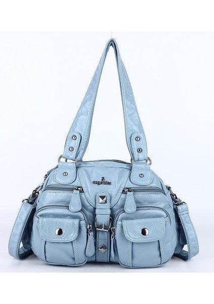 Yeni Avrupa ve Amerikan Moda Gündelik Omuz Crossbody Çanta (Yurt Dışından)