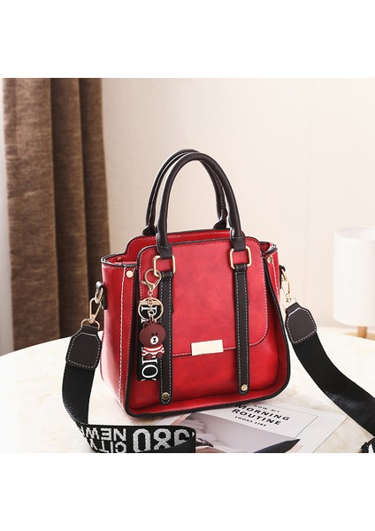 Kış Yeni Retro Stil Basit Tek Omuz Crossbody Çantası (Yurt Dışından)