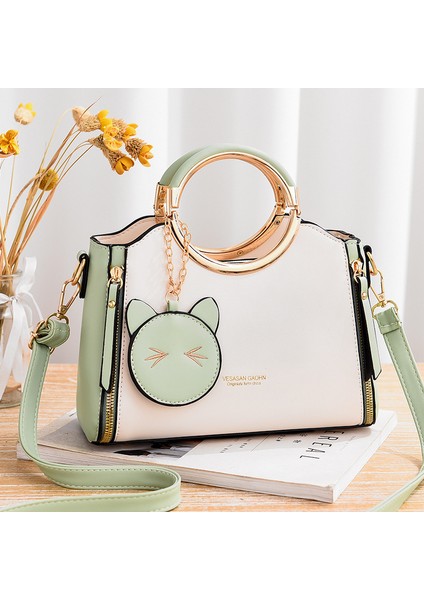 Moda Sevimli Karikatür Kolye Büyük Kapasiteli Tek Omuz Crossbody El Çantası (Yurt Dışından)
