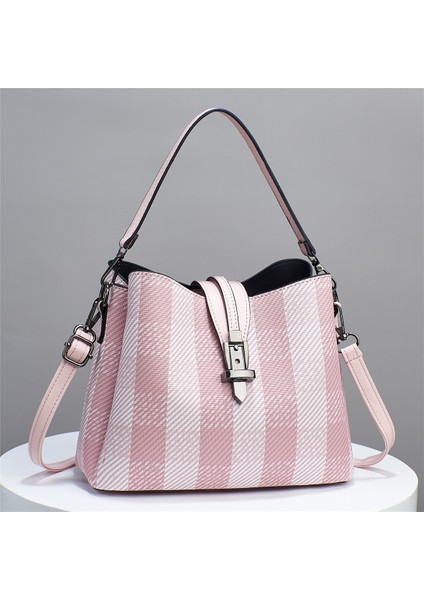 Yeni Casual Moda Ekose El Taşınabilir Crossbody Çanta (Yurt Dışından)