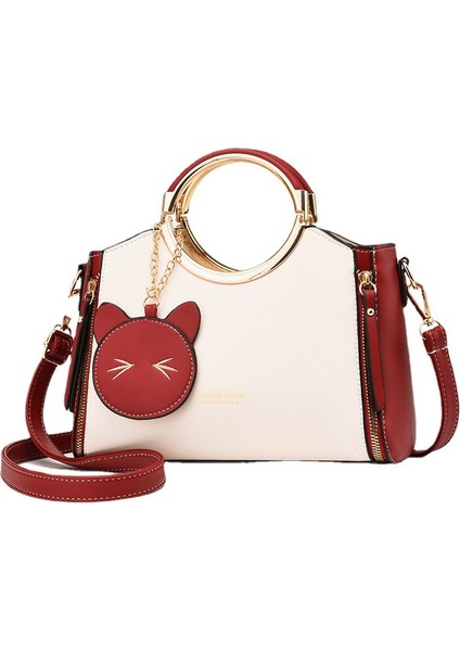 Moda Sevimli Karikatür Kolye Büyük Kapasiteli Tek Omuz Crossbody El Çantası (Yurt Dışından)
