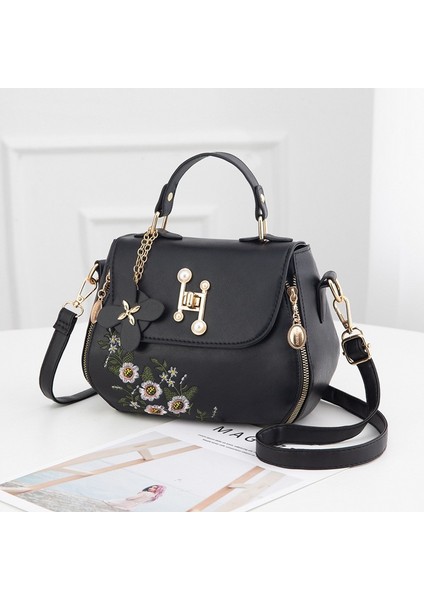 Yeni Moda Işlemeli Tek Omuz Crossbody El Çantası (Yurt Dışından)