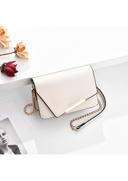 Moda Kontrast Renk Tek Omuz Crossbody Çanta (Yurt Dışından)