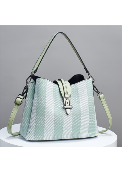 Yeni Casual Moda Ekose El Taşınabilir Crossbody Çanta (Yurt Dışından)