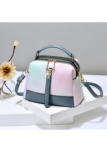 Yeni Moda Degrade Renk Trend Crossbody El Çantası (Yurt Dışından)