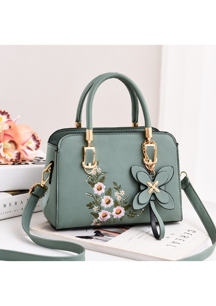 Yeni Moda Basit Baskılı Dekoratif Omuz Çantası Crossbody Taşınabilir Küçük Kare Çanta (Yurt Dışından)