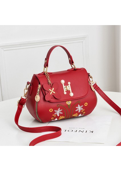 Yeni Moda Işlemeli Tek Omuz Crossbody El Çantası (Yurt Dışından)