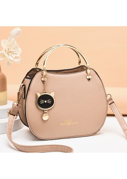 Moda Shell Kedi Crossbody Çanta Omuz Çantası (Yurt Dışından)