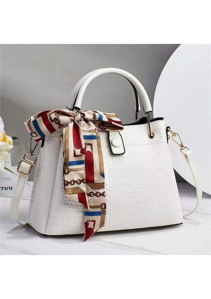 Yeni Trend Moda Eşarp Tek Omuz Crossbody El Çantası (Yurt Dışından)