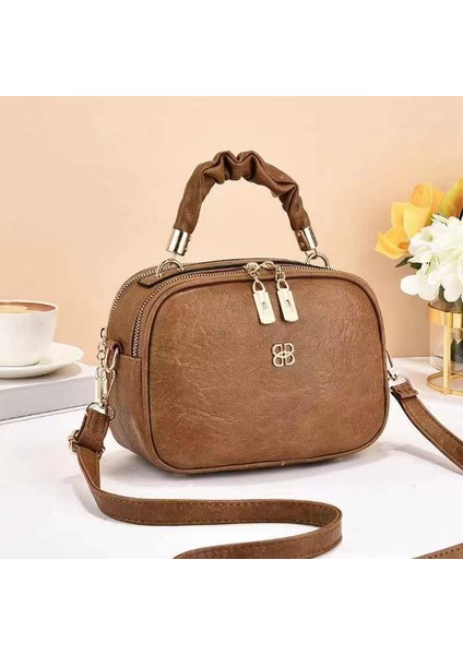 Yeni Basit Casual Moda El Taşınabilir Omuz Crossbody Çanta (Yurt Dışından)