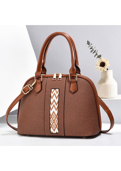 Yeni Basit Moda Büyük Kapasiteli Crossbody Omuz Çantası (Yurt Dışından)