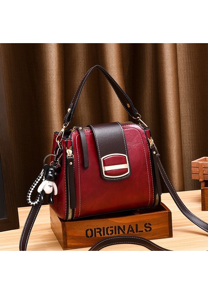 Yeni Moda Vintage El Taşınabilir Omuz Crossbody Çantası (Yurt Dışından)