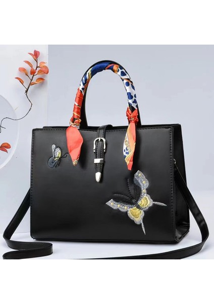 Yeni Moda Ipek Eşarp Aksesuarları Bayanlar Omuz Çantası (Yurt Dışından)