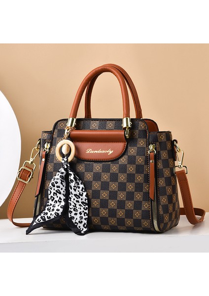 Yeni Moda Büyük Kapasiteli Ipek Eşarp Aksesuarları Tek Omuz Crossbody Çanta (Yurt Dışından)