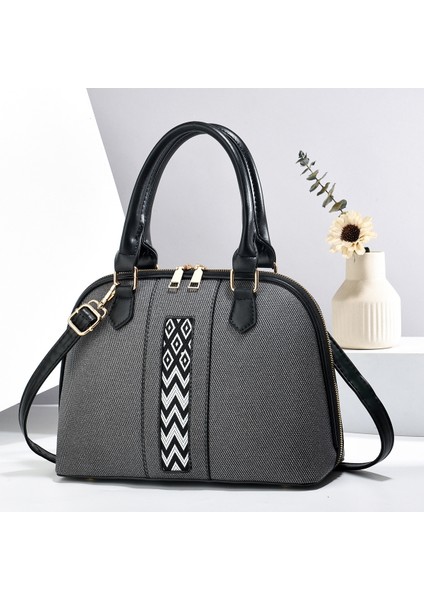 Yeni Basit Moda Büyük Kapasiteli Crossbody Omuz Çantası (Yurt Dışından)